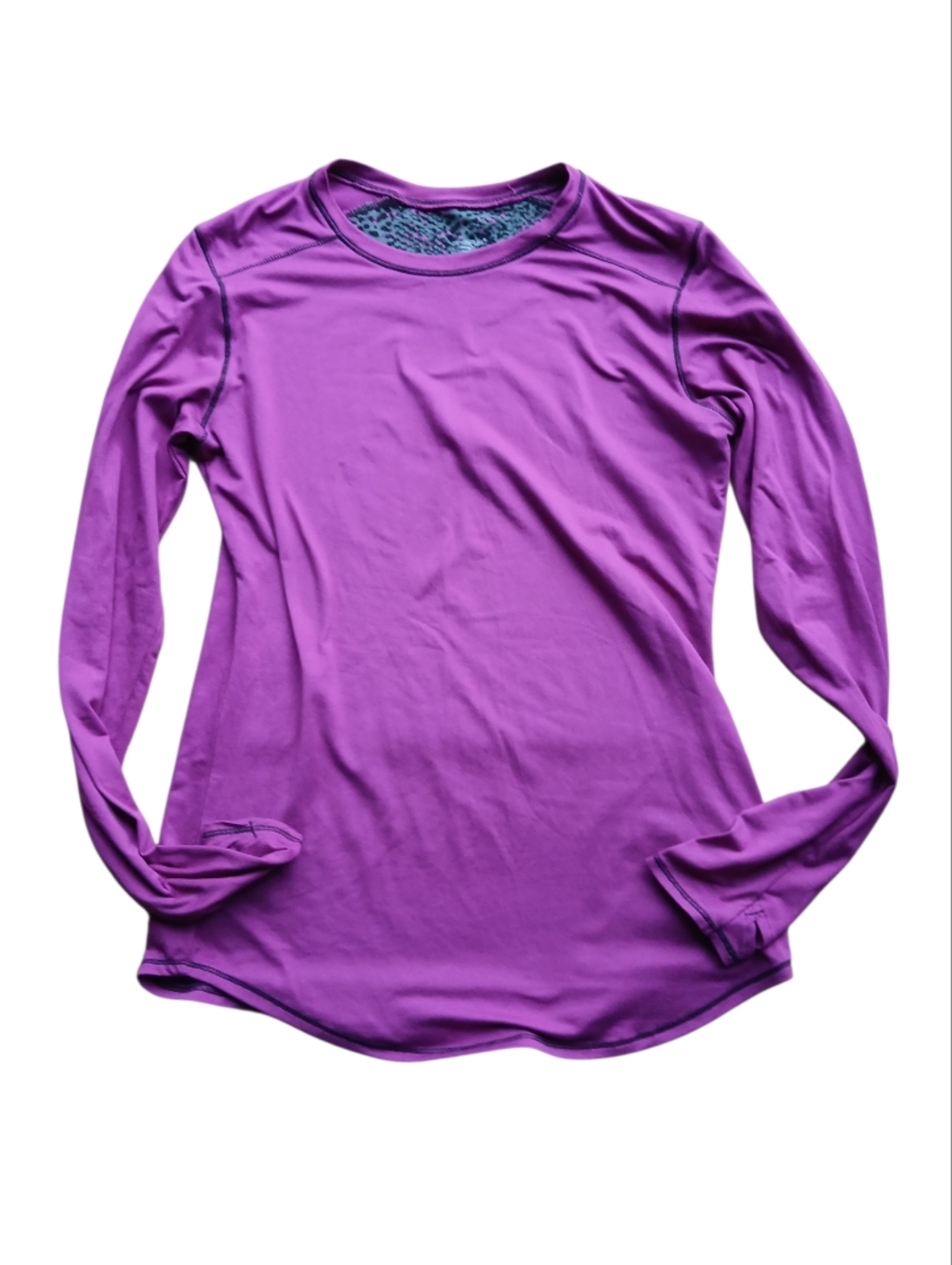 Cuddle Duds Women’s Sise Small Long Sleeve Performance Top - Purple